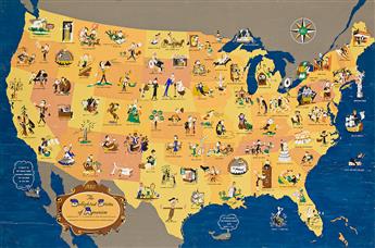 JOE KAUFMAN (1911 - 1961) The Delighted States of America.                                                                                       